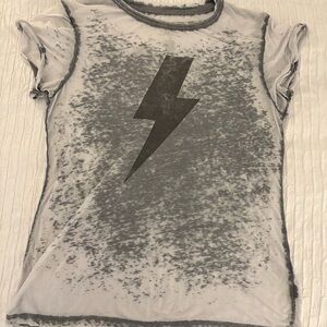 Recycled Karma AC/DC Lightning Bolt tshirt S